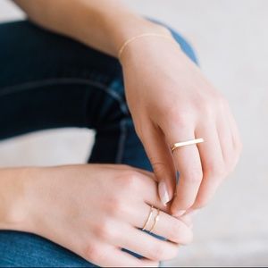 Host Pick! Raise The Bar Ring - 24K Coated